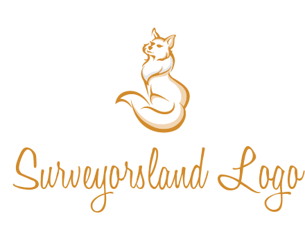Persian cat pet logo