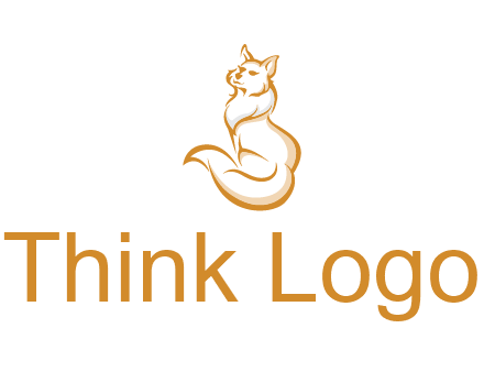 Persian cat pet logo