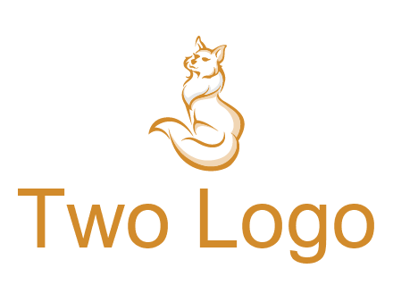 Persian cat pet logo