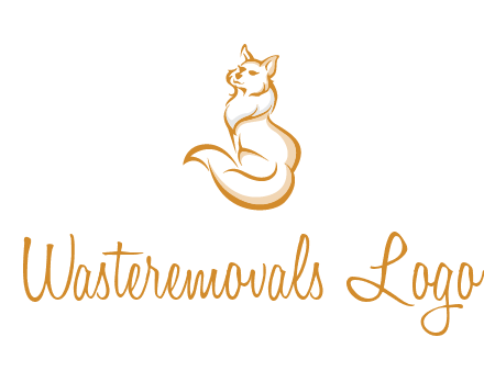 Persian cat pet logo