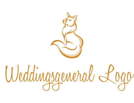 Persian cat pet logo