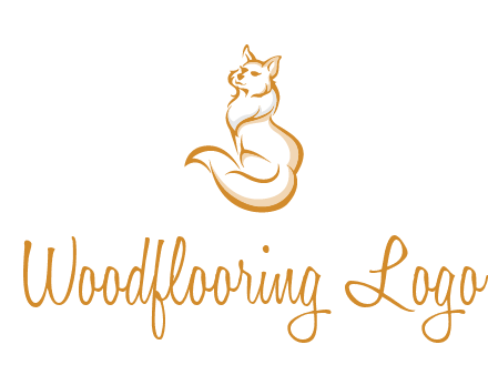 Persian cat pet logo