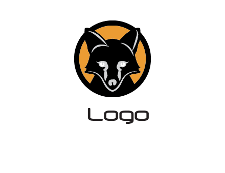 fox in circle mascot
