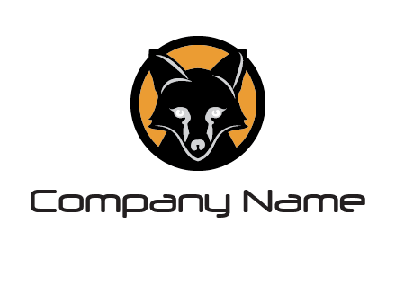 fox in circle mascot