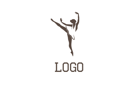 ballet dancer logo