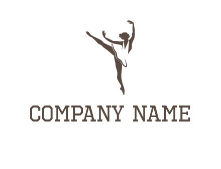 ballet dancer logo