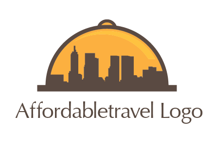 skyline covered with lid catering logo