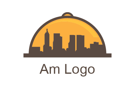 skyline covered with lid catering logo