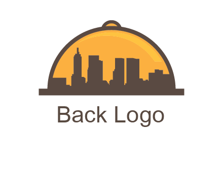 skyline covered with lid catering logo