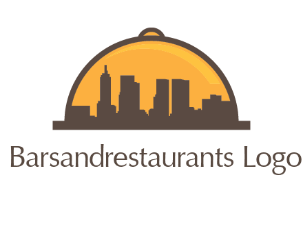 skyline covered with lid catering logo