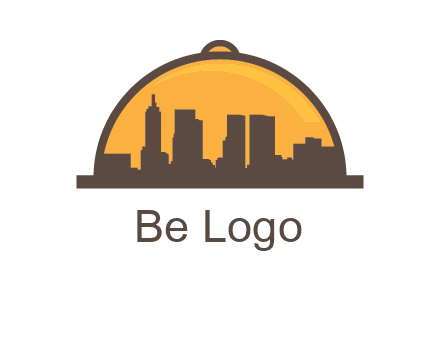 skyline covered with lid catering logo