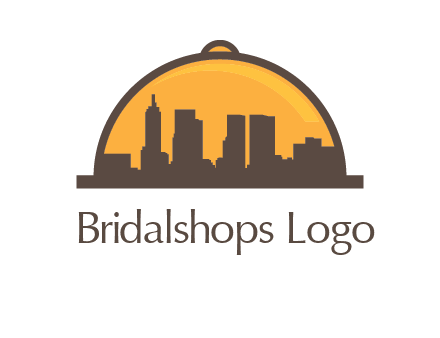 skyline covered with lid catering logo