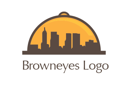 skyline covered with lid catering logo