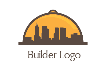 skyline covered with lid catering logo