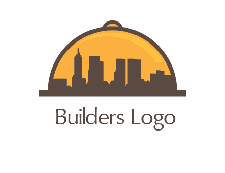 skyline covered with lid catering logo