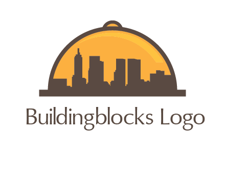 skyline covered with lid catering logo