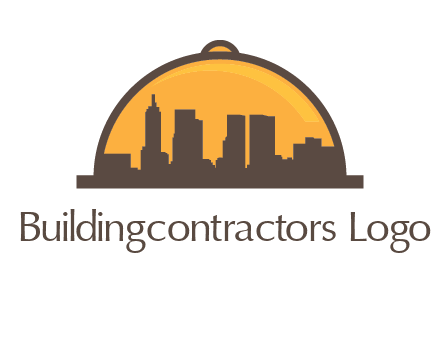 skyline covered with lid catering logo
