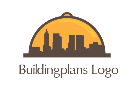 skyline covered with lid catering logo