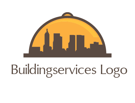 skyline covered with lid catering logo