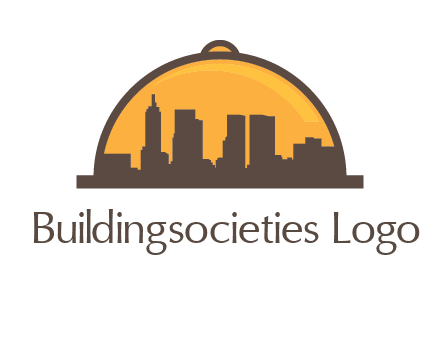 skyline covered with lid catering logo