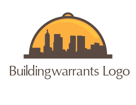 skyline covered with lid catering logo