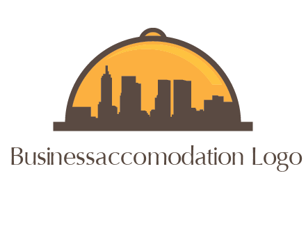 skyline covered with lid catering logo