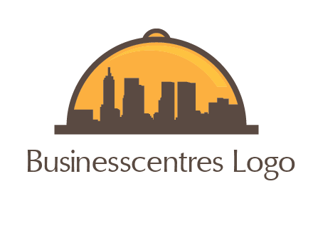 skyline covered with lid catering logo