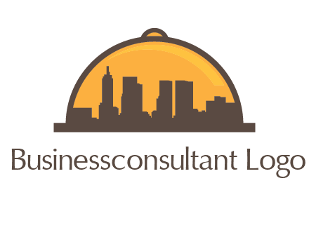 skyline covered with lid catering logo