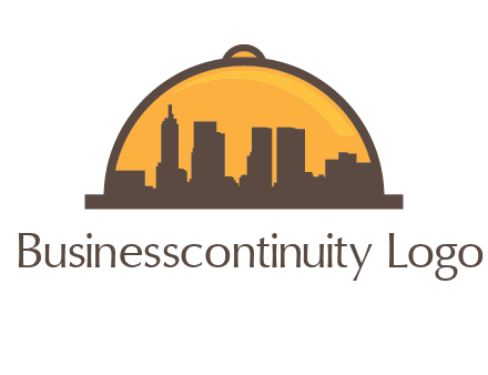skyline covered with lid catering logo