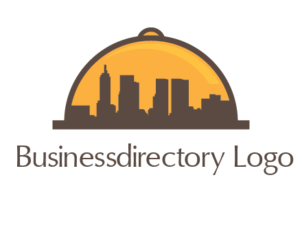 skyline covered with lid catering logo