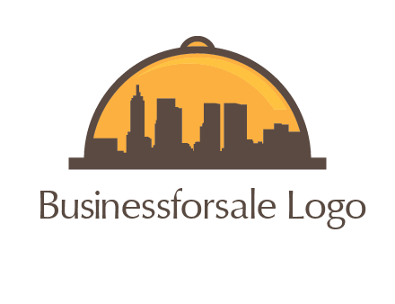 skyline covered with lid catering logo