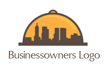 skyline covered with lid catering logo