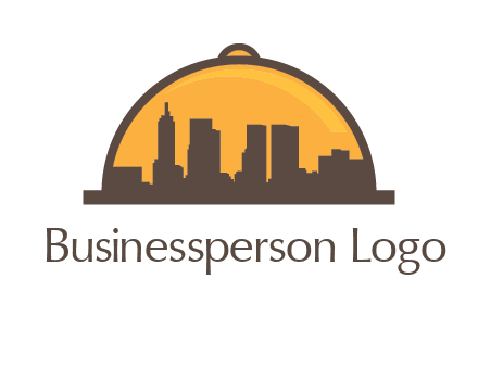 skyline covered with lid catering logo