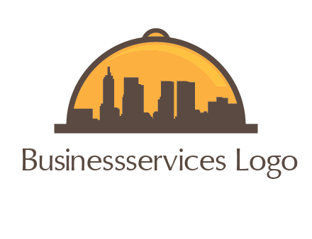 skyline covered with lid catering logo