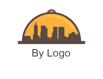 skyline covered with lid catering logo