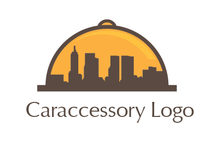 skyline covered with lid catering logo