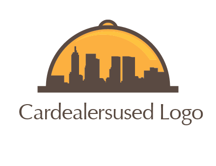 skyline covered with lid catering logo