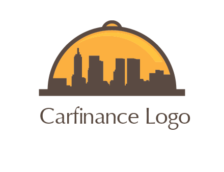 skyline covered with lid catering logo