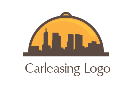 skyline covered with lid catering logo