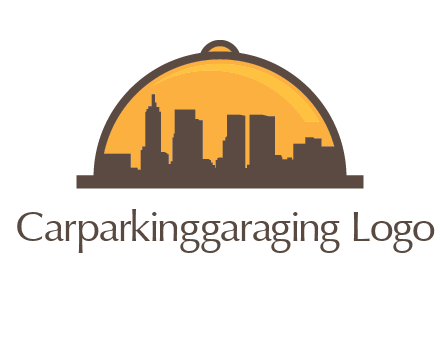 skyline covered with lid catering logo