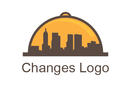 skyline covered with lid catering logo