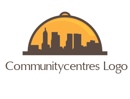 skyline covered with lid catering logo