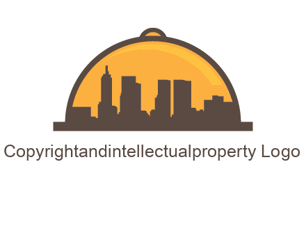 skyline covered with lid catering logo