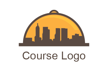 skyline covered with lid catering logo