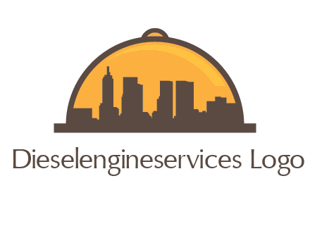 skyline covered with lid catering logo