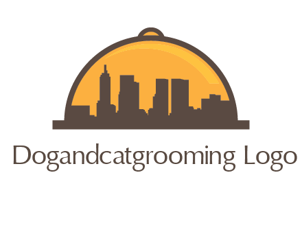 skyline covered with lid catering logo