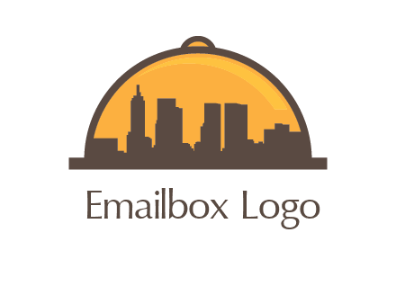 skyline covered with lid catering logo