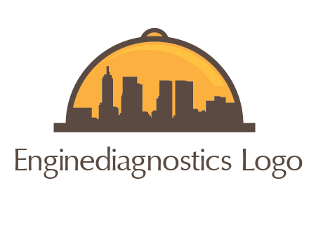 skyline covered with lid catering logo
