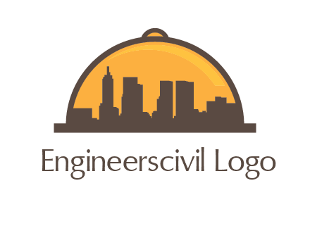 skyline covered with lid catering logo