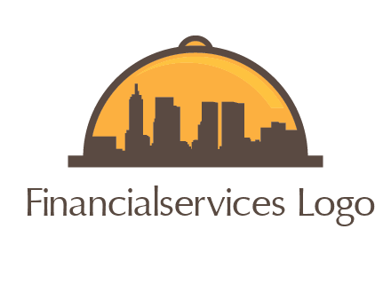 skyline covered with lid catering logo